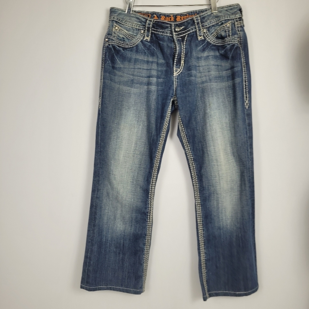 Rock Revival Elaina Easy Bootcut Jeans Size 32